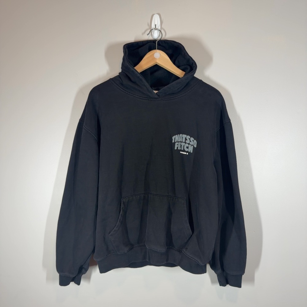 ThatsSoFetch Series 5 Black Hoodie Sweatshirt Graphic Logo Women's Size M/L